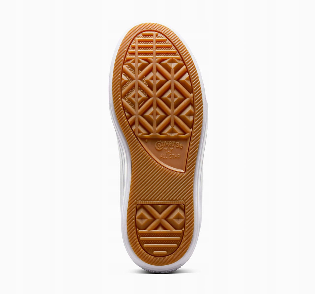 Converse Brązowe Buty Damskie Wysokie Sportowe Sneakersy na Platformie 37,5