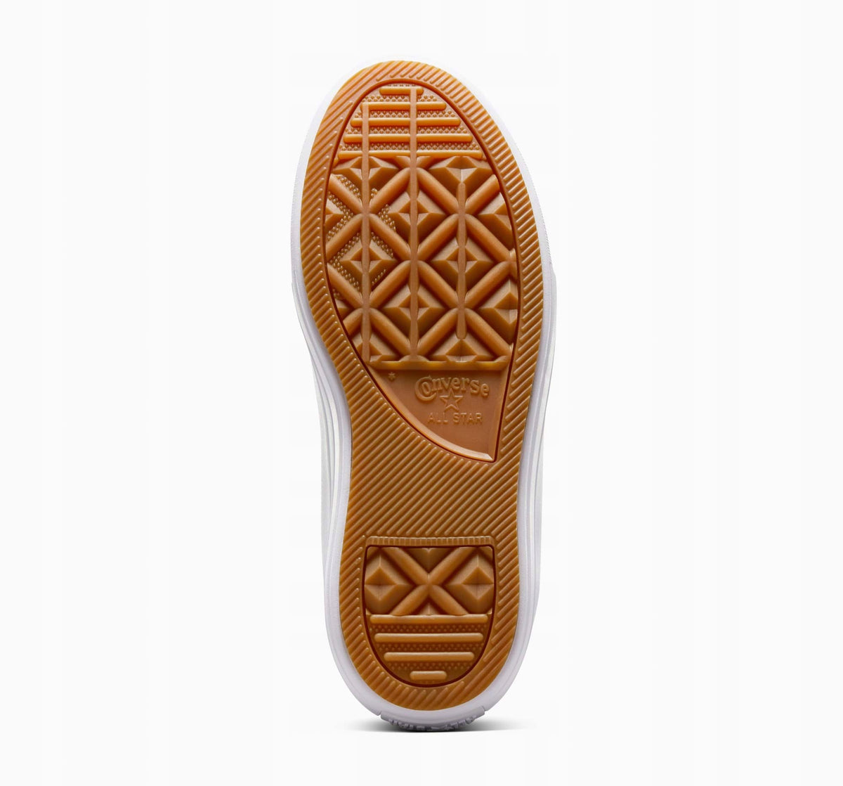 Converse Brązowe Buty Damskie Wysokie Sportowe Sneakersy na Platformie 37,5