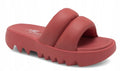 Reebok Klapki Sportowe Czerwone CARDI SLIDE Gruba Podeszwa r.40