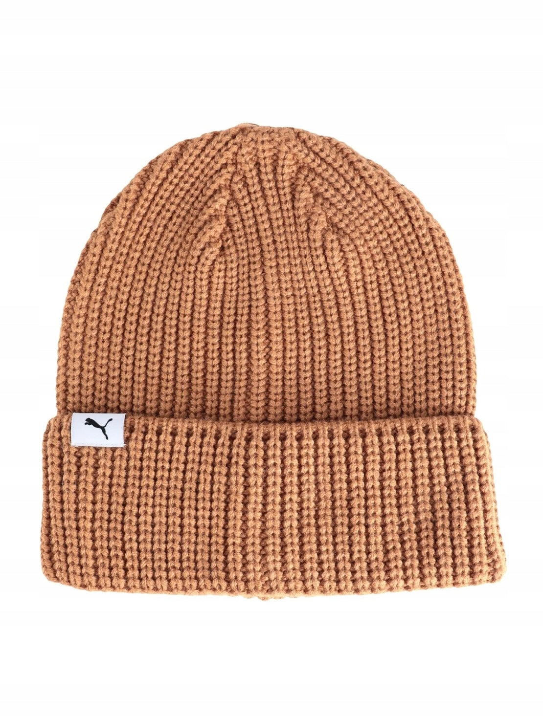 Puma Brązowa Czapka Damska Zimowa Ciepła z Logo Unisex Beanie Onesize