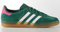 Buty Damskie Adidas Gazelle Indoor Sportowe Zielone Różowe