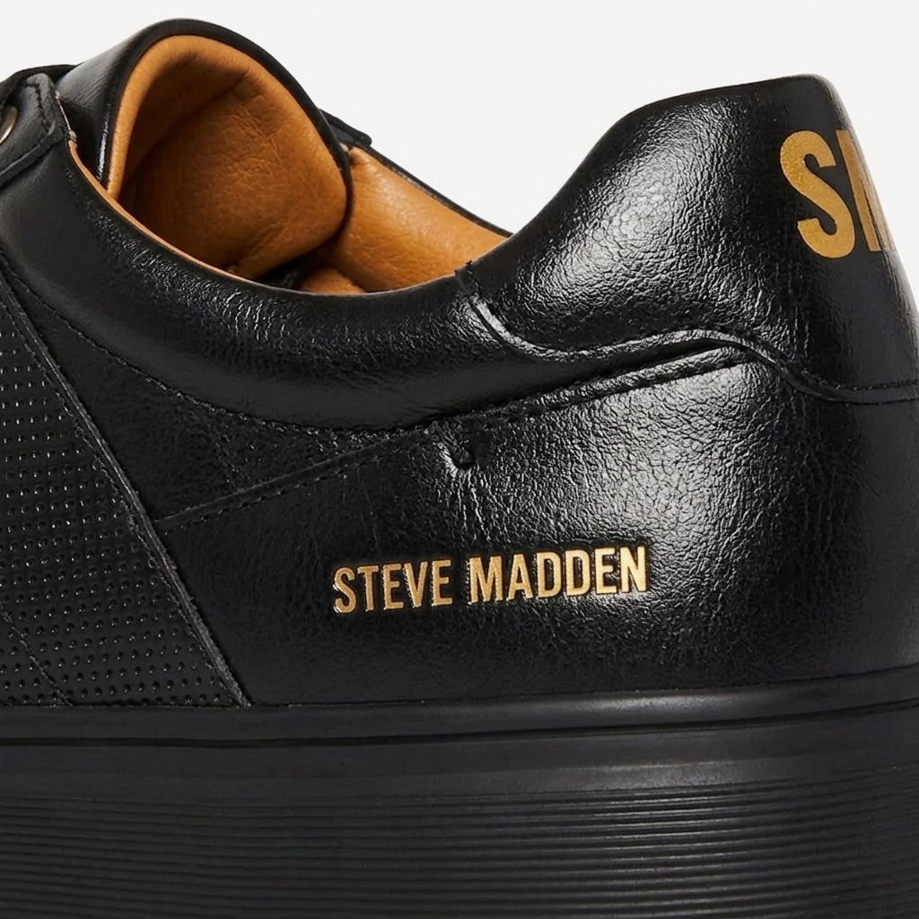 Buty Męskie Skórzane Steve Madden SIMMI Czarne