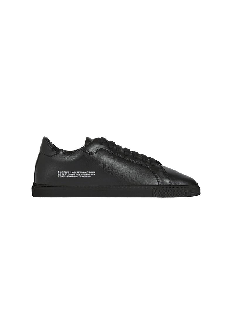 Sneakersy Męskie Pangaia 9868 Sportowe Czarne Skórzane