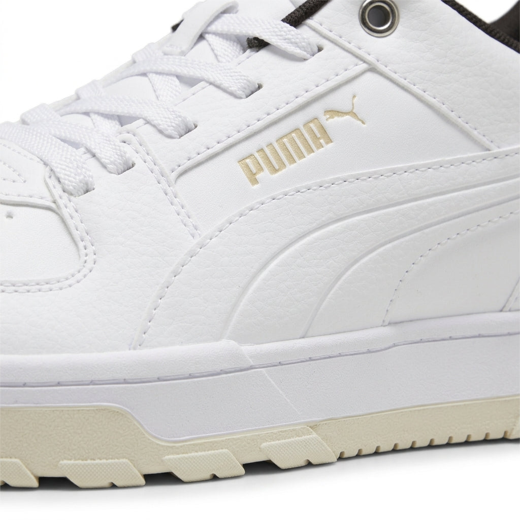 Buty Męskie Puma Caven 2.0 Abrupt Sportowe Białe Skórzane