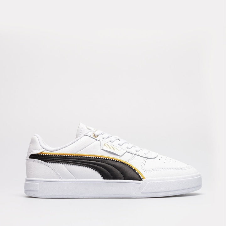Puma Białe Skórzane Buty Damskie Sportowe Sneakersy Caven Dime FC