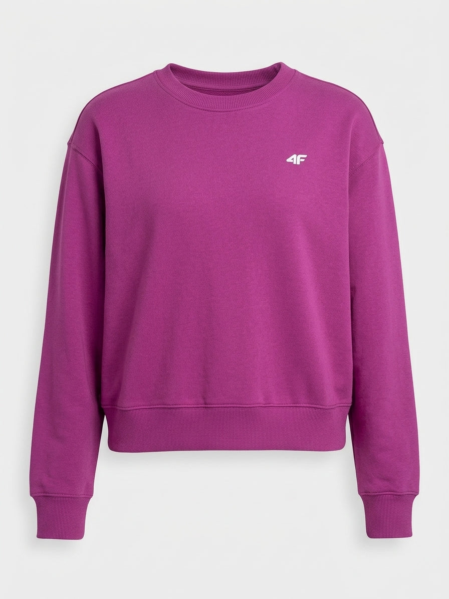 Bluza Damska 4F F2672 Sportowa Okrągły Dekolt Różowa