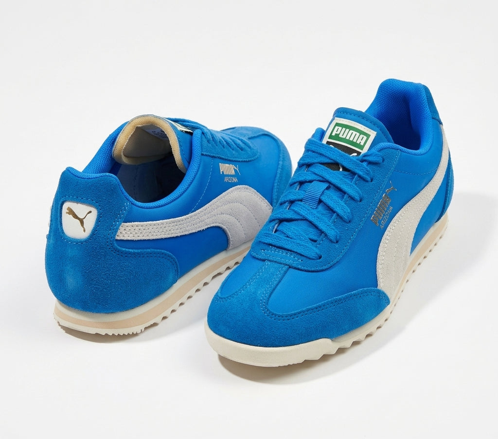 Buty Unisex Puma Arizona Niebieskie Turkusowe Zamsz Nylon
