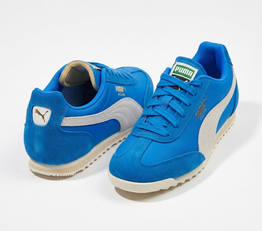 Buty Unisex Puma Arizona Niebieskie Turkusowe Zamsz Nylon