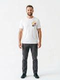 T-shirt Męski Puma Graphics Icon 684829 Regular Biały Nadruk