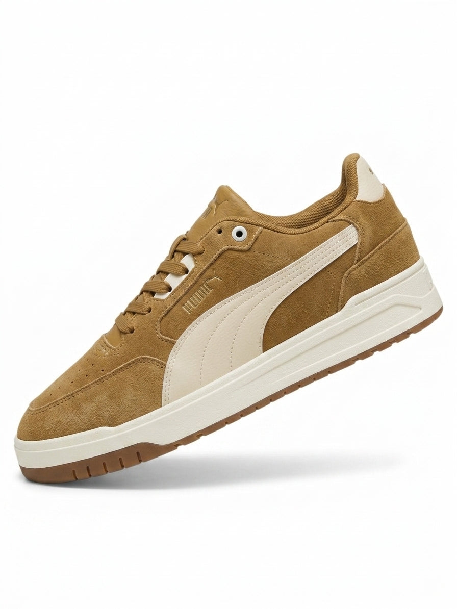 Buty Męskie Puma Shuffle Downtown SD Sportowe Brązowe Zamszowe