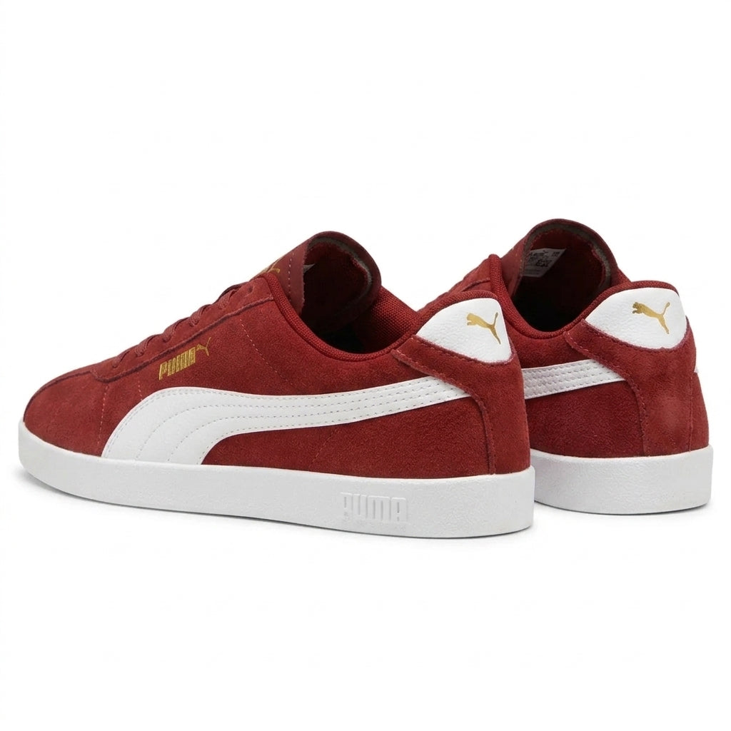 Buty Męskie Puma Club II Czerwone Zamszowe Trampki