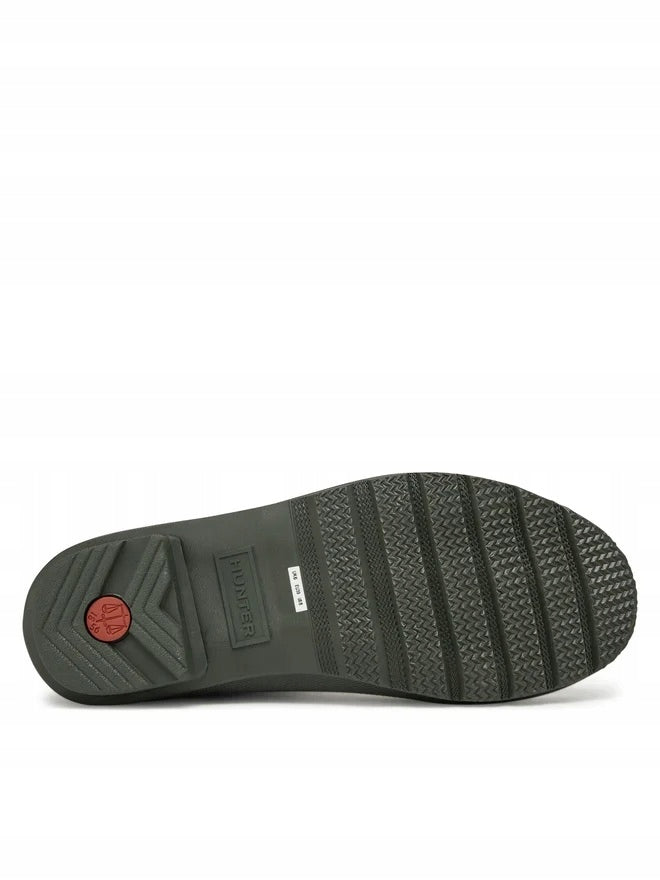Hunter Oliwkowe Buty Damskie Kalosze Gumowe Niskie Wsuwane Wytrzymałe r.37