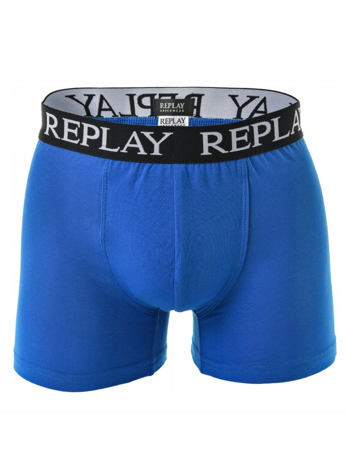 REPLAY Zestaw Bokserek Męskich 3-pack Dopasowane Pasek Logo Skinny Fit r.M