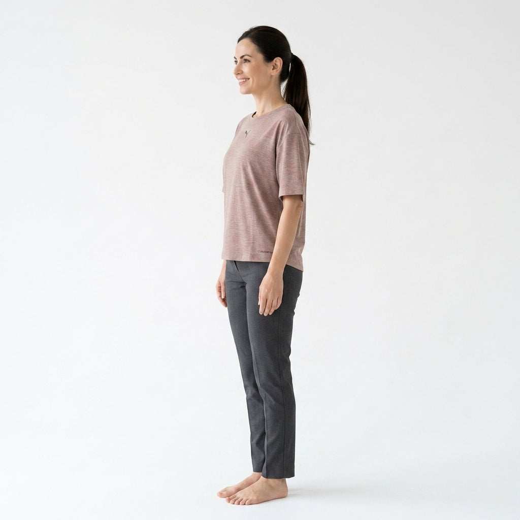 Koszulka Damska Puma W CLOUDSPUN Relaxed Fitness Jasnobrązowa Krótki Rękaw
