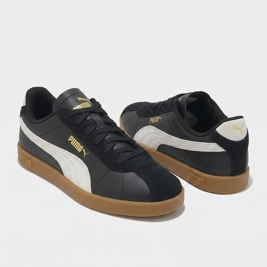 Buty Unisex PUMA Club II SD Sportowe Czarne Zamszowe Trampki