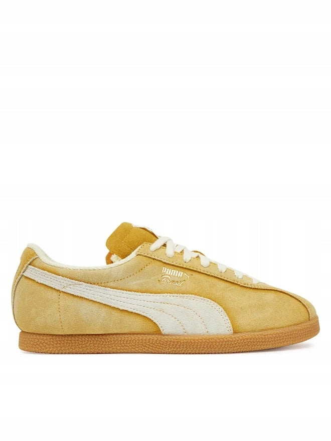 Puma Złote Buty Męskie Sportowe Zamszowe Skóra Brasil The NeverWorn V