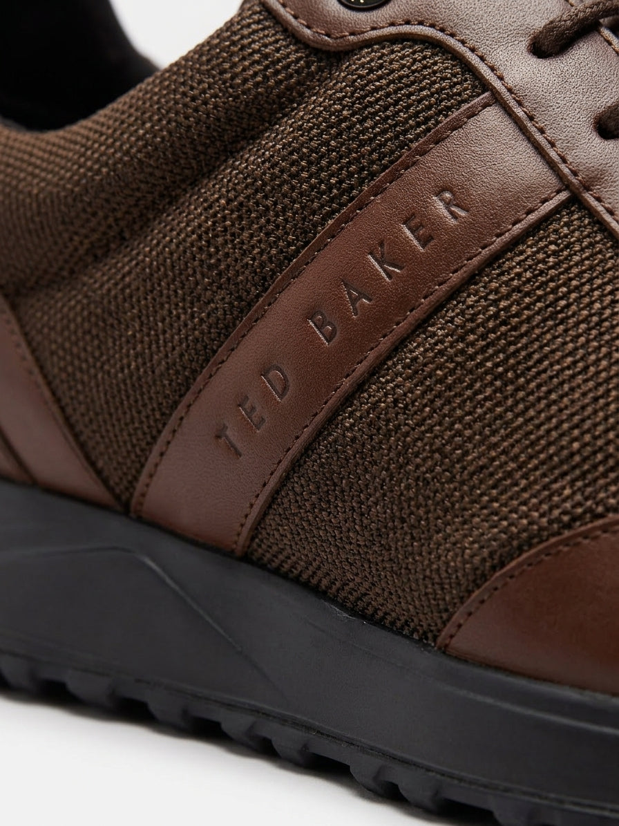 Buty Męskie Ted Baker Skórzane Klasyczne 42 Brąz Półbuty
