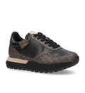 Sneakersy damskie Liu Jo BF5907 Evelyn 915 sportowe brązowe czarne