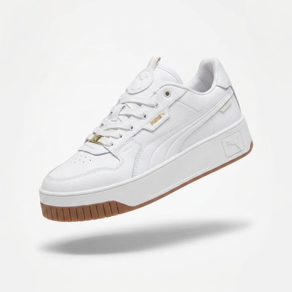 Buty damskie Puma 371487 01 Carina Street Lux sneakersy białe złote
