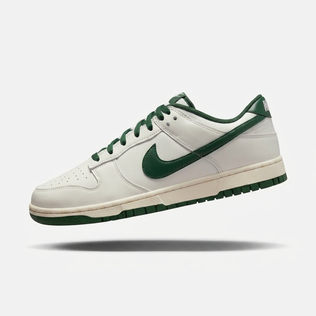 Buty Męskie Nike Dunk Low Retro Białe Zieleń