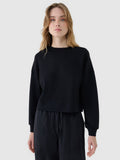 Bluza Damska 4F F1576 Sportowa Czarna Modal Dresowa