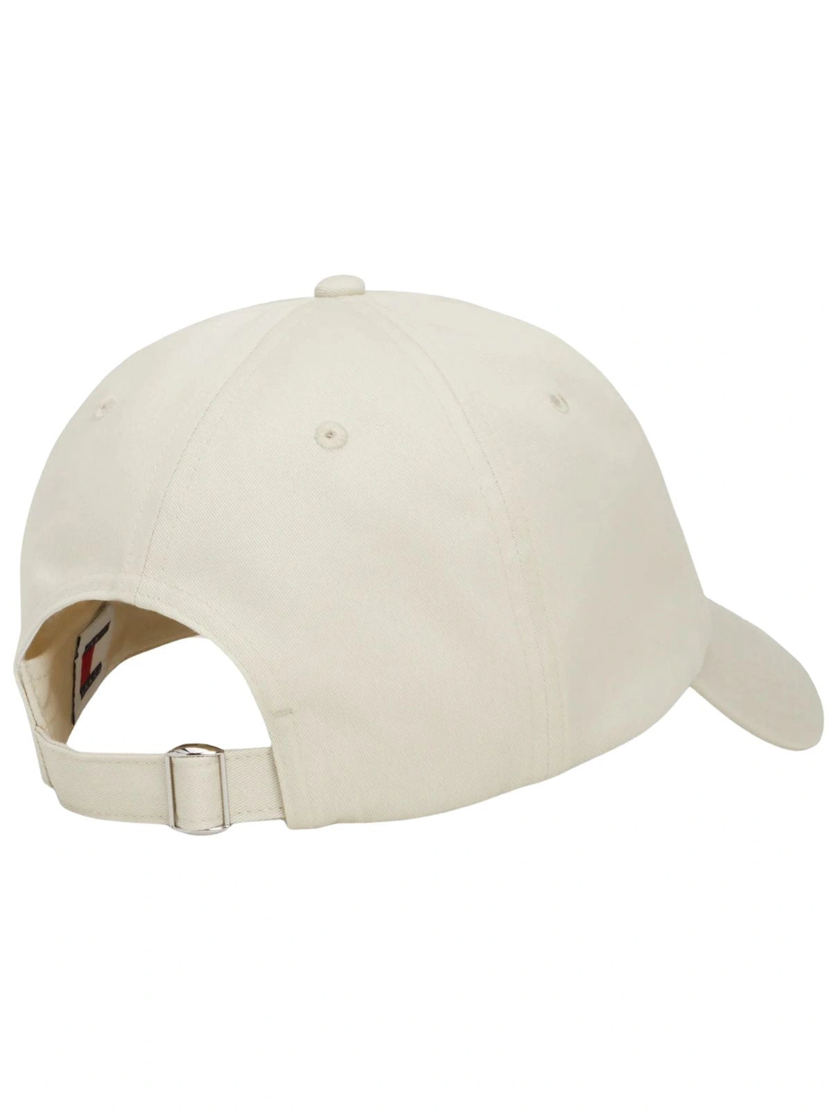 czapka z daszkiem damska Tommy Jeans AW0AW15959 beżowa bawełna