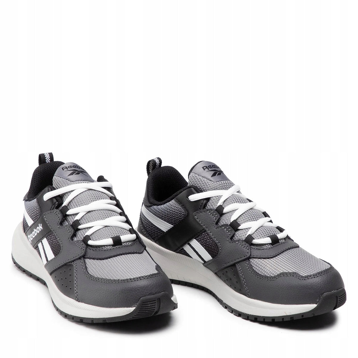 Reebok Szare Buty Damskie Sportowe Sneakersy Materiałowe Road Supreme