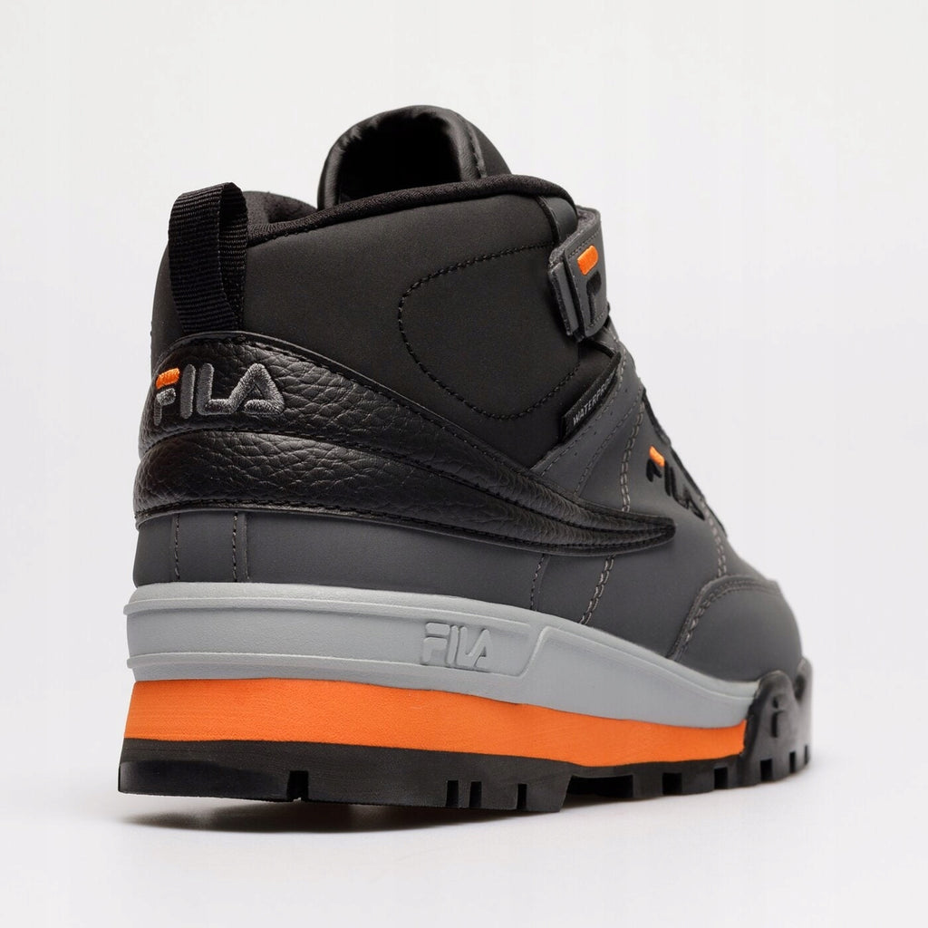Fila Szare Buty Męskie Sportowe Sneakersy Wodoodporne Wysokie Blazertech 44