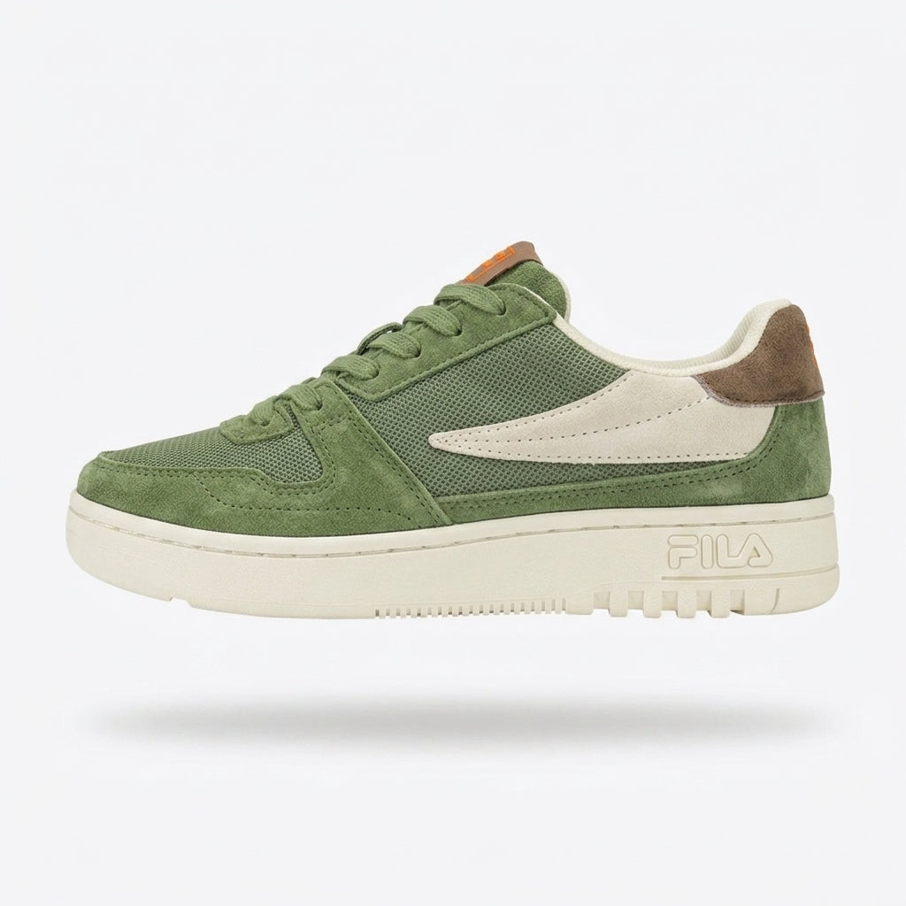 Buty Męskie Fila Fxventuno Sportowe Sneakersy Zielone Zamsz