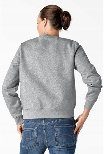 Dickies Szara Bluza Damska z Logo Wkładana Przez Głowę Długi Rękaw r. M