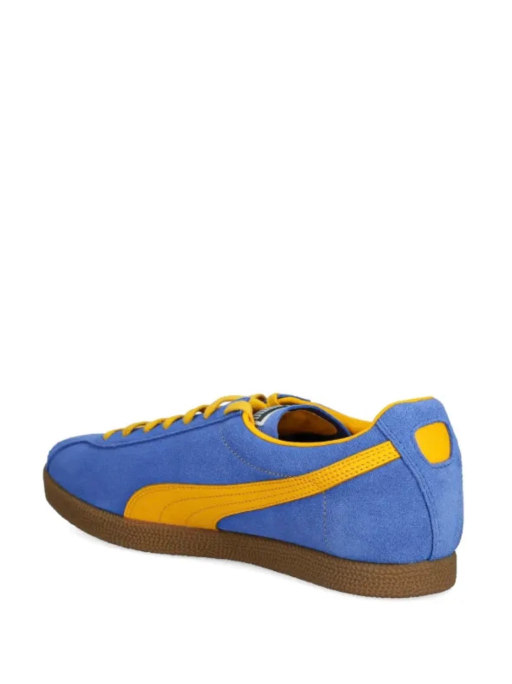 Puma Niebieskie Buty Męskie Sportowe Sneakersy Zamszowe Skóra Brasil