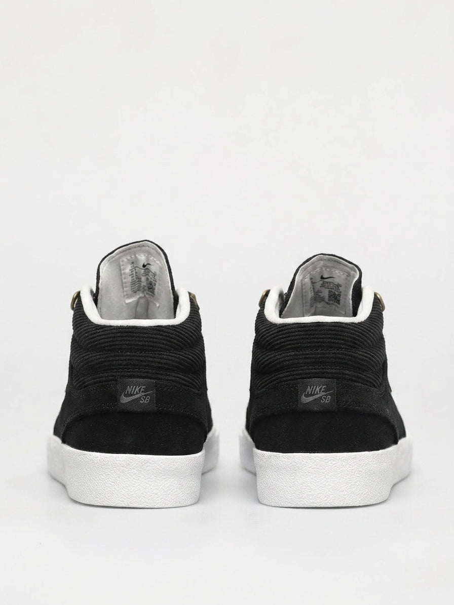 Buty Damskie Nike SB Zoom Blazer Mid Zamsz Czarne
