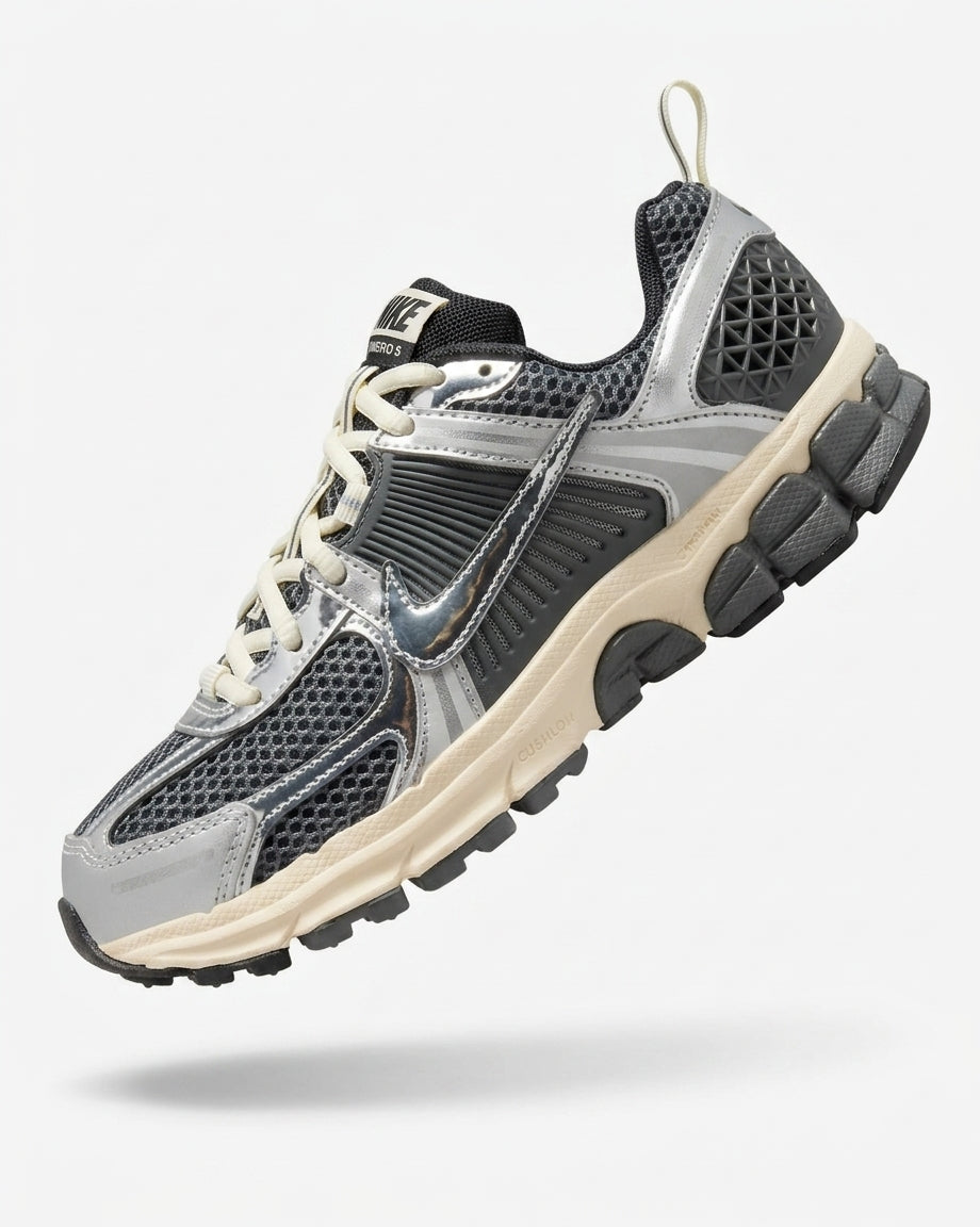 Buty Damskie Nike Vomero 5 GS Sportowe Szare Chrom