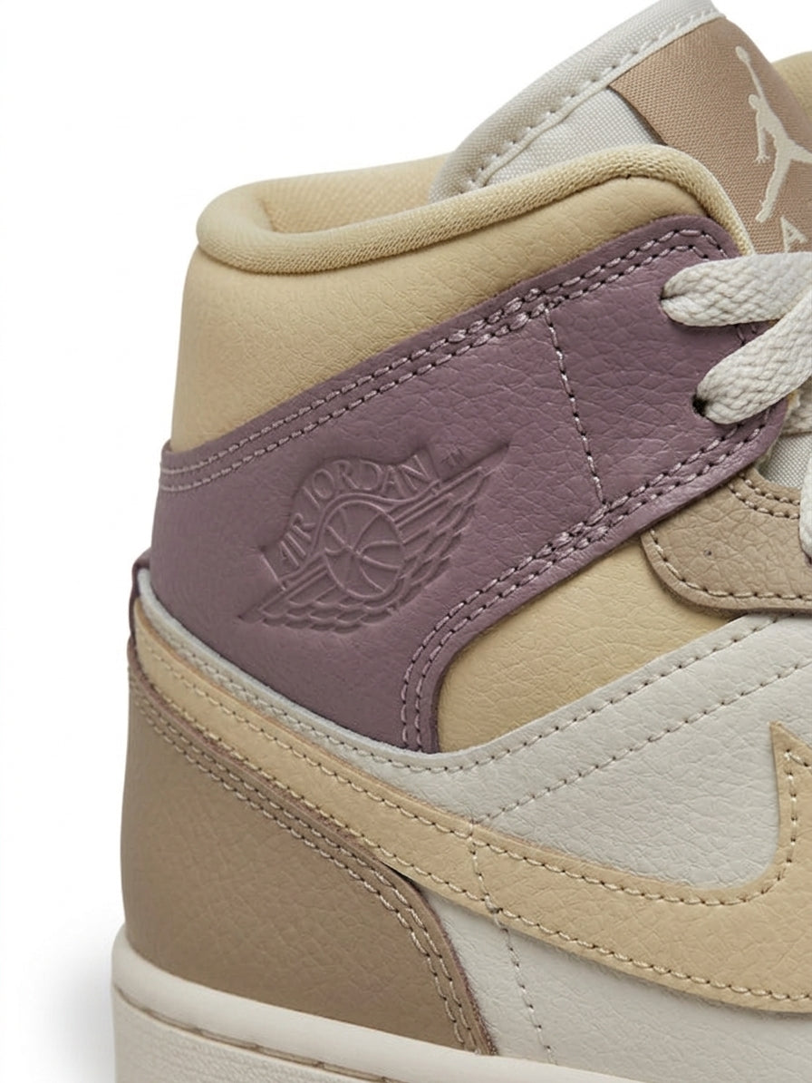 Buty Damskie Nike Air Jordan 1 Mid Pastelowe Skóra