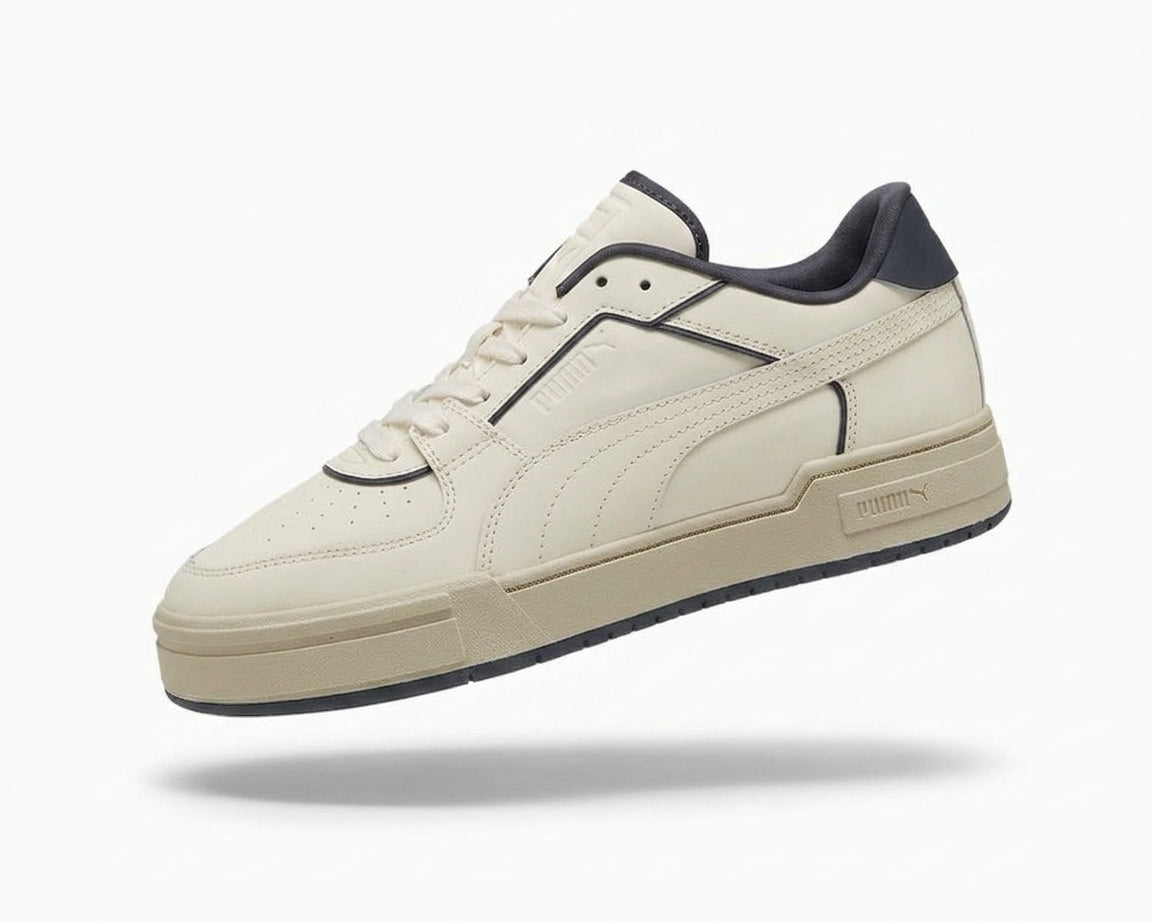 Sneakersy unisex Puma California Pro Classic sportowe ecru Skóra
