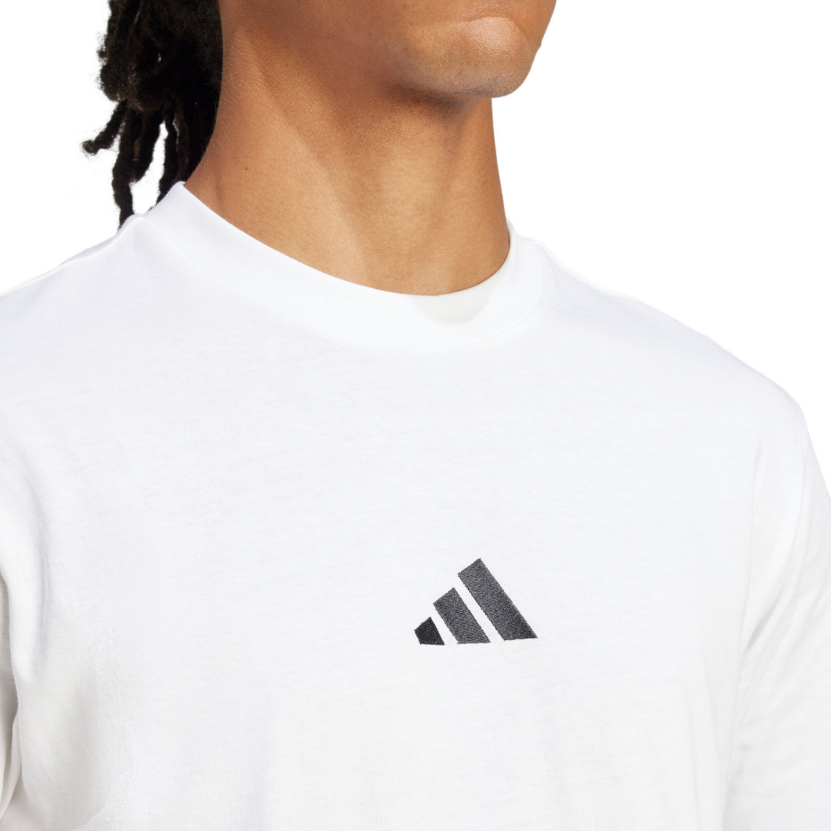 Koszulka Męska Adidas Essentials Small Logo Oversize Jersey Biała JF1092