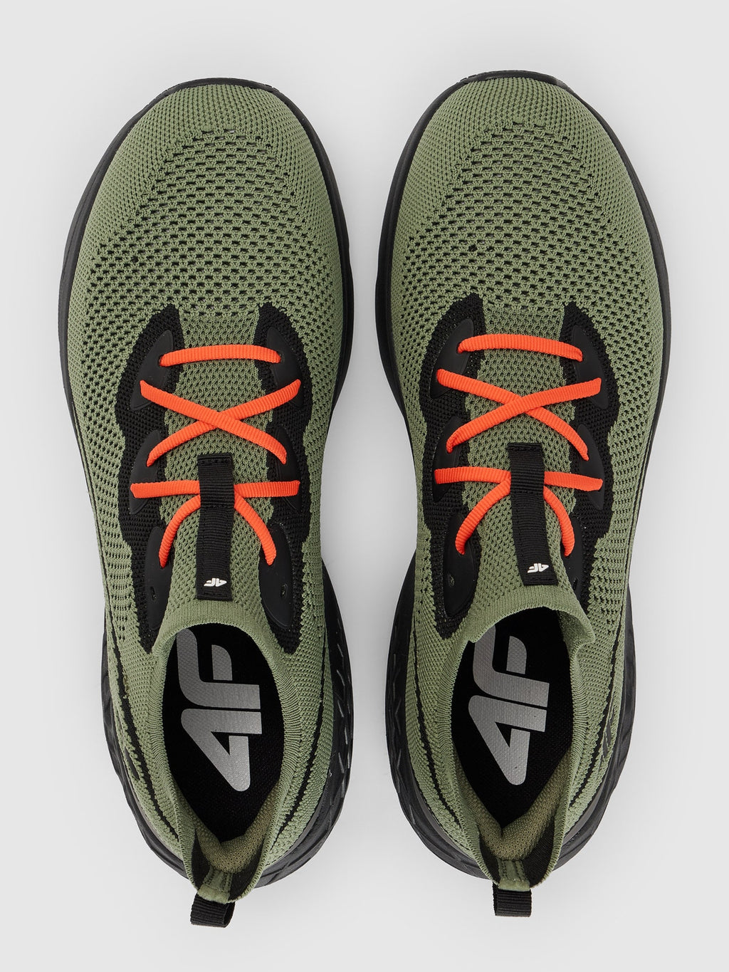 Buty meskie 4F M014 sneakersy sportowe czarne wsuwane