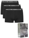 bokserki męskie Karl Lagerfeld A1M47151 czarne 3-pack dopasowane