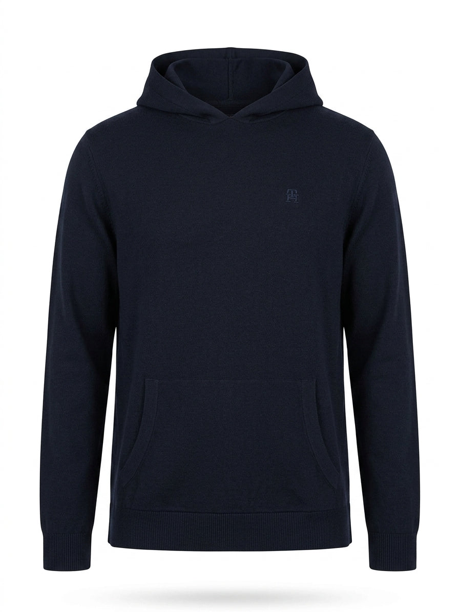 Bluza Męska Tommy Hilfiger Granatowa z Kapturem