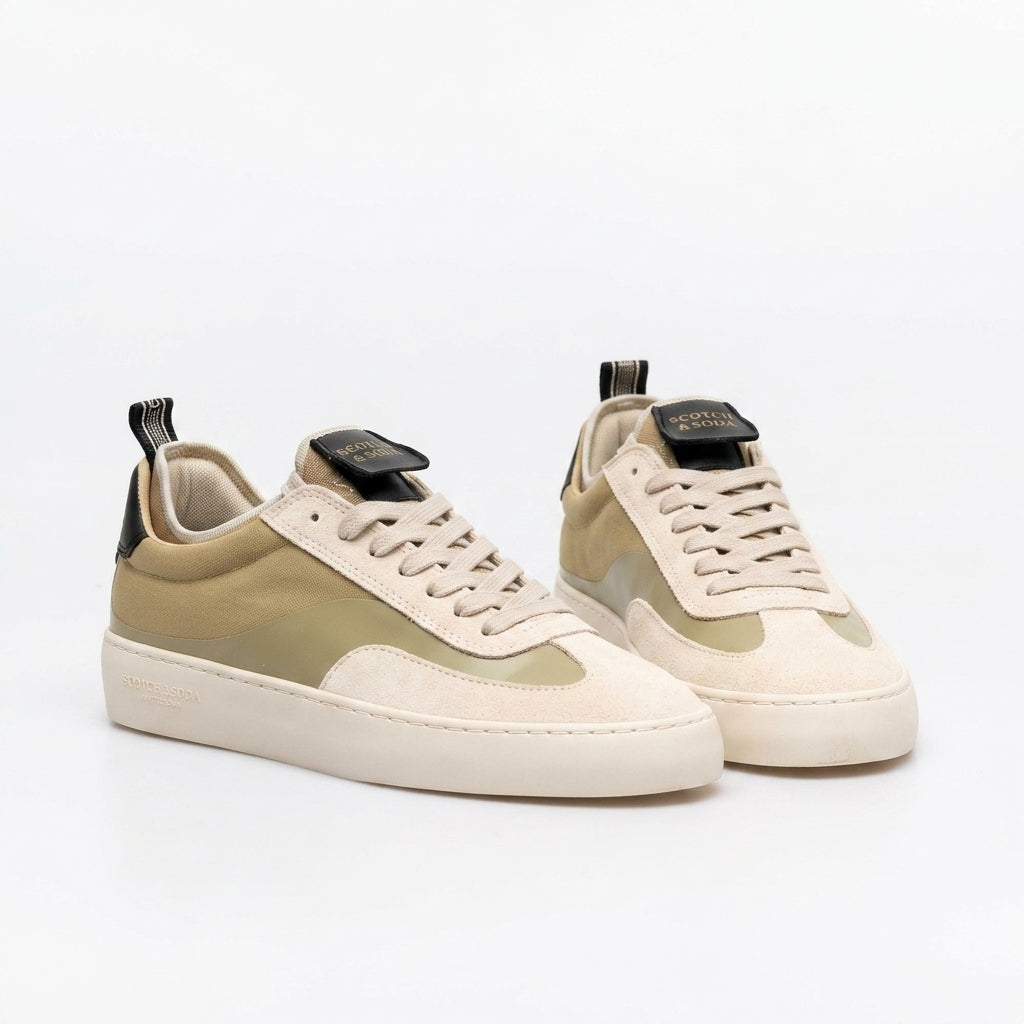Sneakers unisex S25 sportowe piaskowe wygodne
