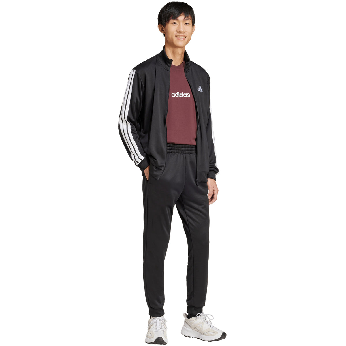 Dres Męski Adidas JC5375 Sportowy Czarny Długi Rękaw Logowany
