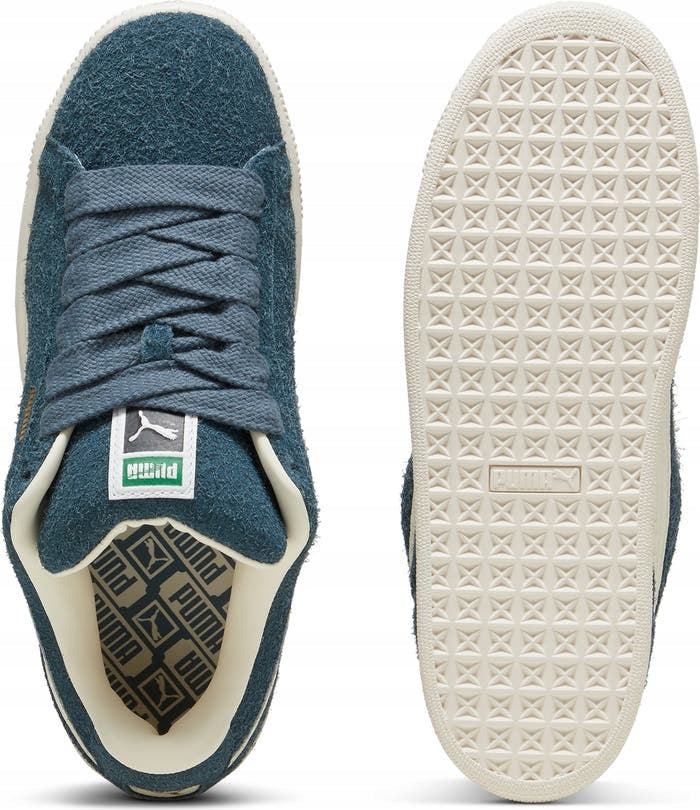 Puma Granatowe Buty Męskie Sportowe Sneakersy Zamszowe Suede XL Hairy