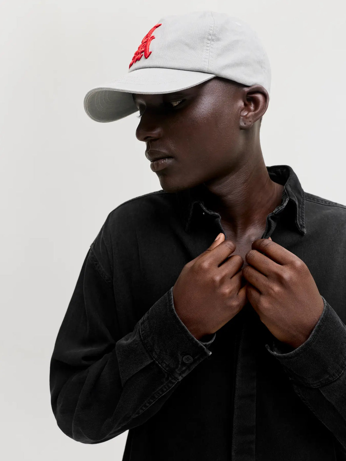 Jack&Jones Gruba Koszula Męska Jeans Czarny Denim Gładka