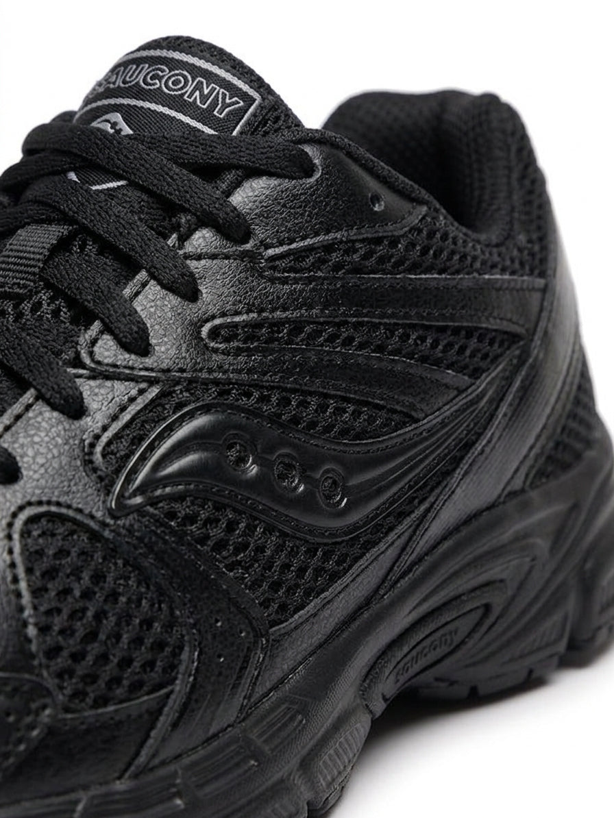 Sneakersy Unisex Saucony S70812-3 Biegowe Czarne Lekkie