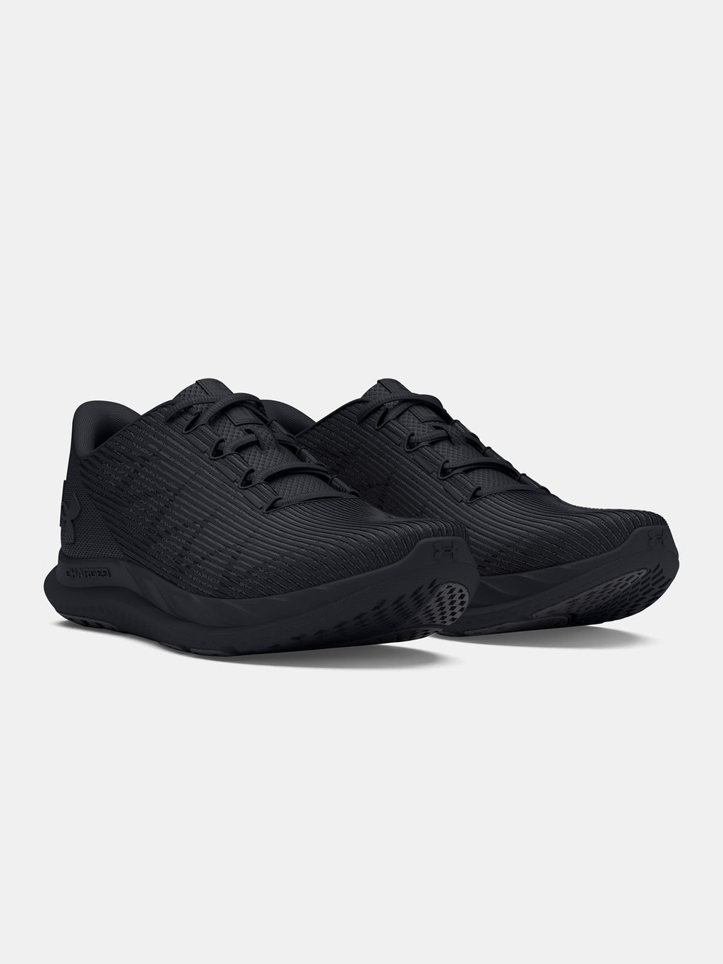 Under Armour Buty Damskie Czarne Sportowe Sneakersy Charged Sped Swift 36,5