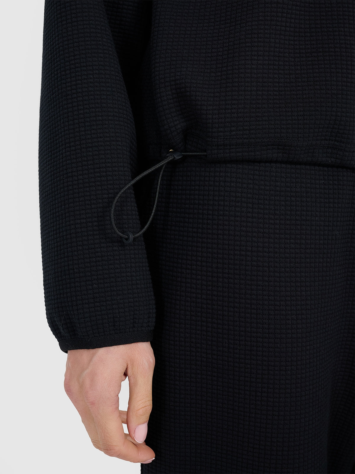 Bluza Damska 4F F1847 Dresowa Waflowa Kaptur Czarna