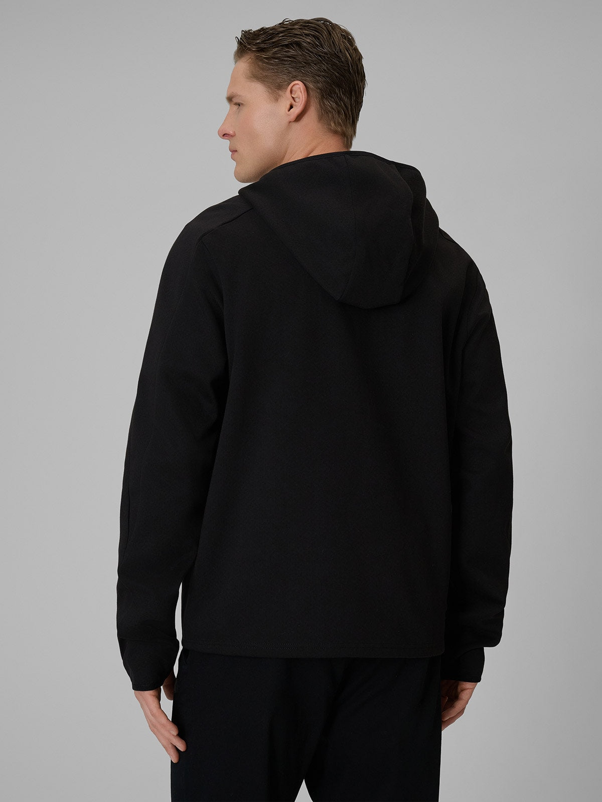 Bluza Męska 4F TSWSM2130 Sportowa Czarna Kaptur Rozpinana