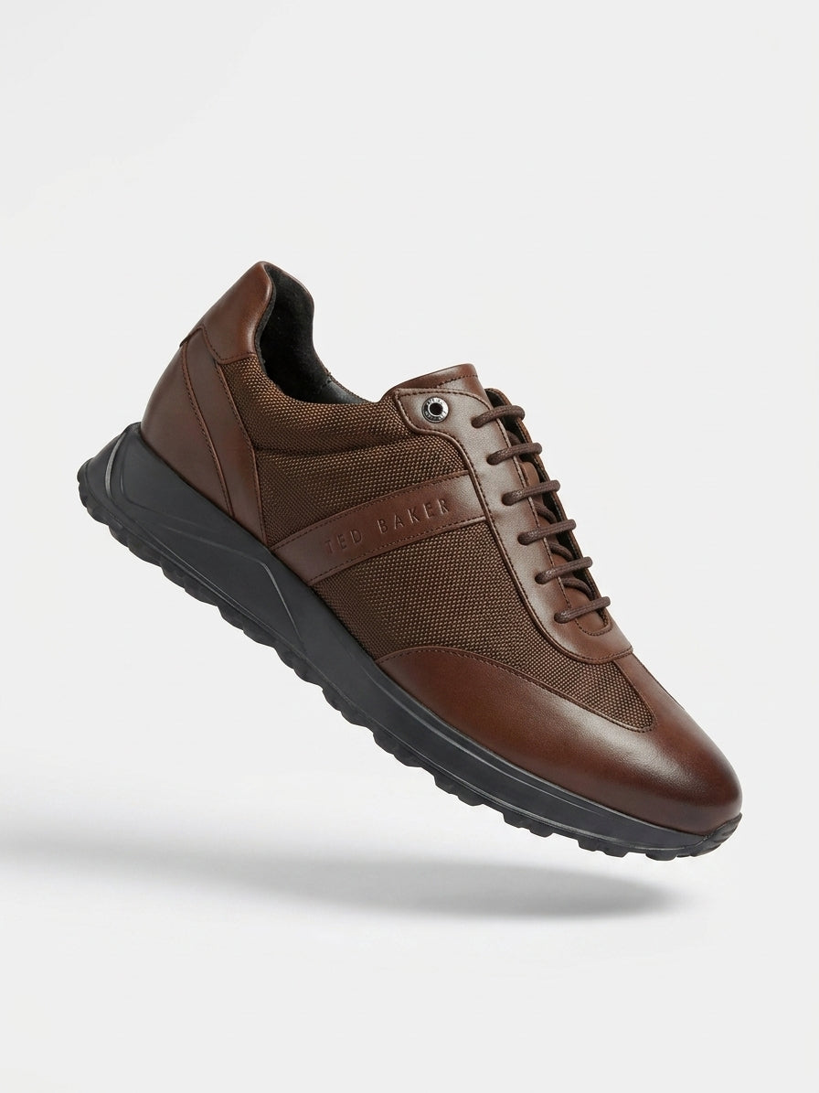Buty Męskie Ted Baker Skórzane Klasyczne 42 Brąz Półbuty