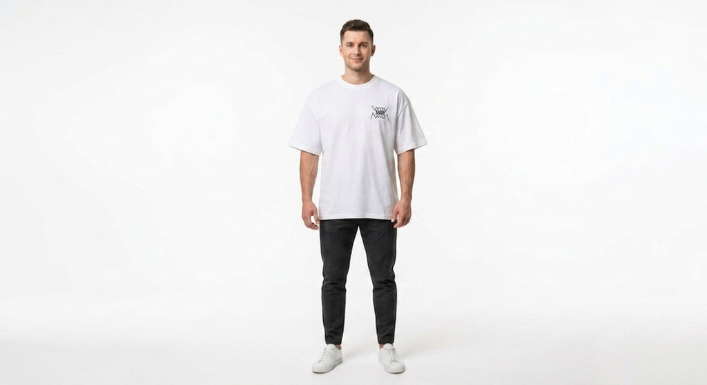 Koszulka Męska PUMA Jaws Core Tee II Koszykarska Biała Logo
