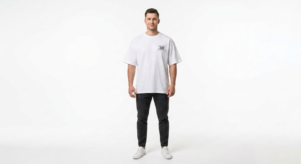 Koszulka Męska PUMA Jaws Core Tee II Koszykarska Biała Logo